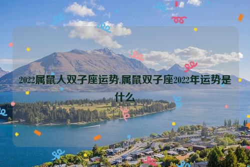 2023属鼠人双子座运势,属鼠双子座2023年运势是什么