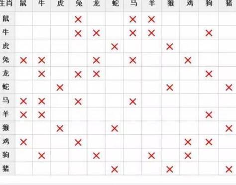 提起属相相冲相克组合一览表与鼠相克的属相