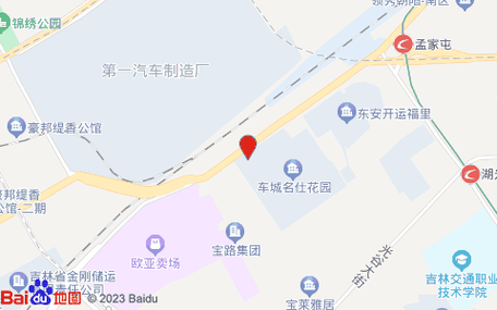 吉林省长春市朝阳区开运街4818位置示意图