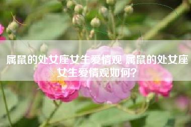 属鼠的处女座女生爱情观 属鼠的处女座女生爱情观如何?