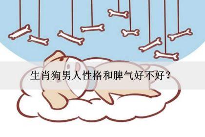 生肖狗男人性格和脾气好不好?忠诚勇敢!